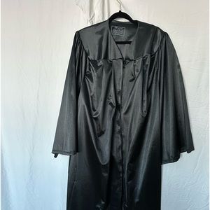 Black graduation gown